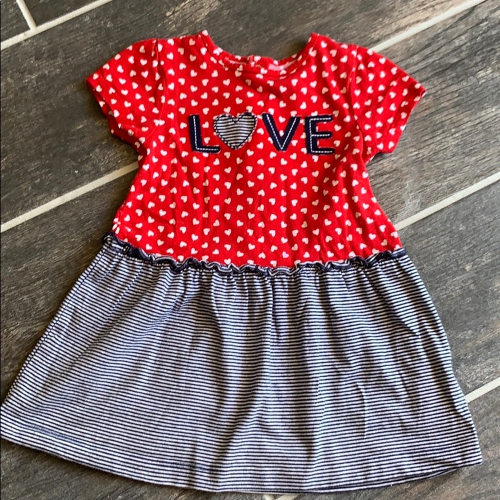 Love red/white/blue dress (12M)